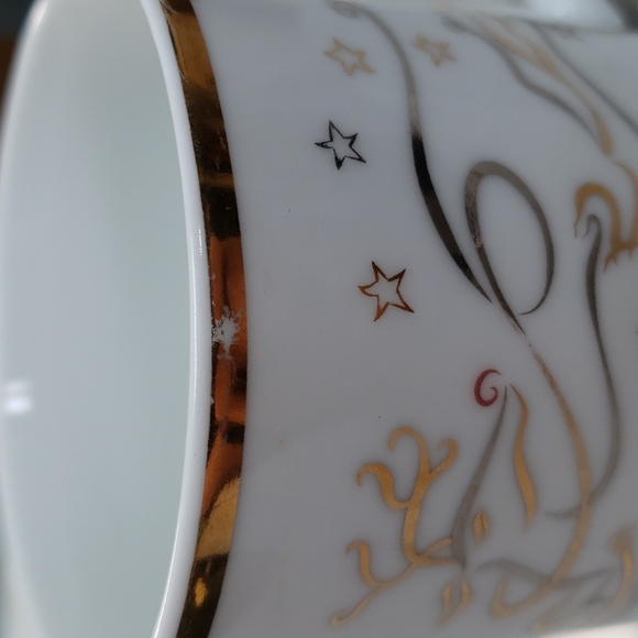Rudolph Flying Right Gold Rimmed Mug - Picture 8 of 8